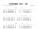 主如明亮星星 简谱C调 配C调弹唱和弦